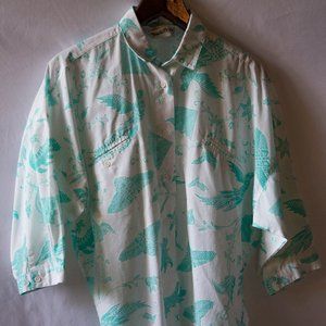 Diane von Furstenberg shirt, size M
